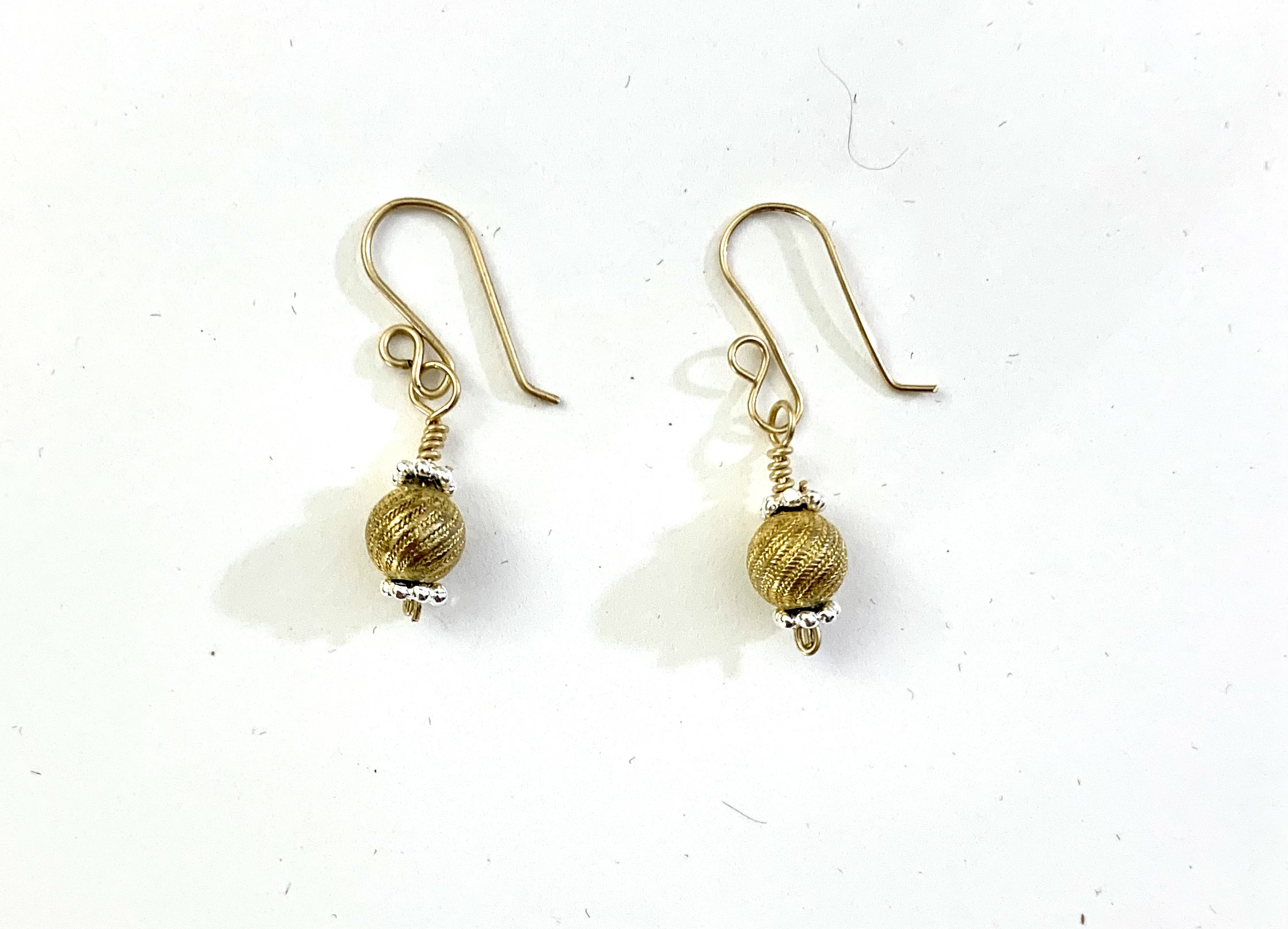 Gold Filled and Sterling Silver earrings